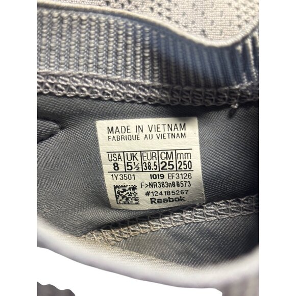 Reebok Ever Road DMX Slip On 2 Sneaker in Gray Womens size 8 Stretch Knit - Picture 7 of 10